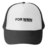FOR WMN LOGO - BLACK & WHITE HAT