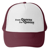 FROM QUEENS, FOR QUEENS - MAROON & WHITE HAT